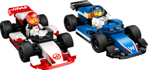 Voitures de course de F1® Williams Racing et Haas F1®
