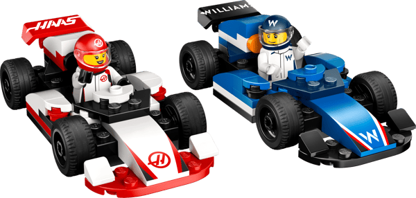 LEGO 60464 Voitures de course de F1® Williams Racing et Haas F1®