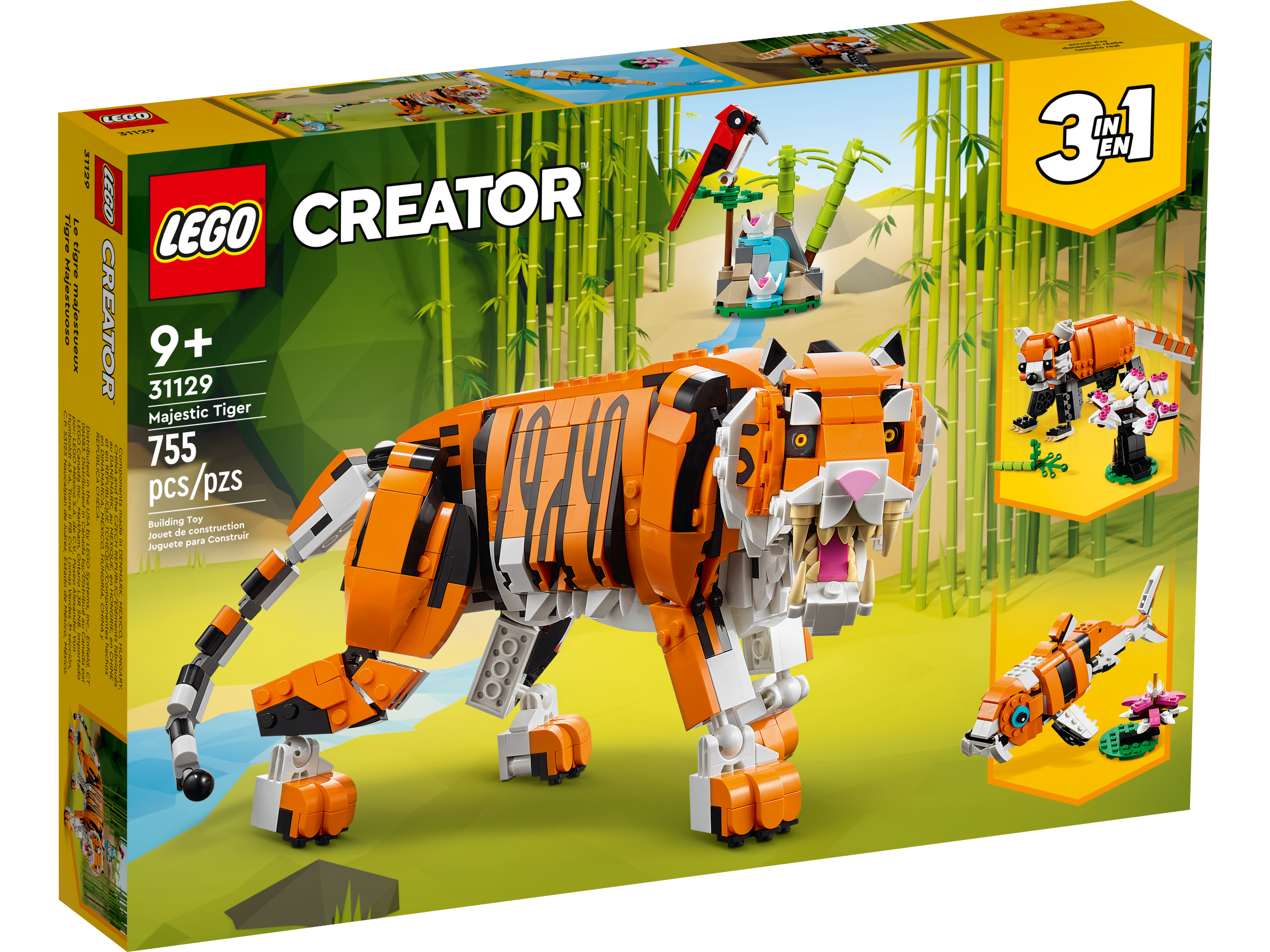 Majestic Tiger 31129 | Creator 3-in-1 | Buy online at the Official LEGO®  Shop US