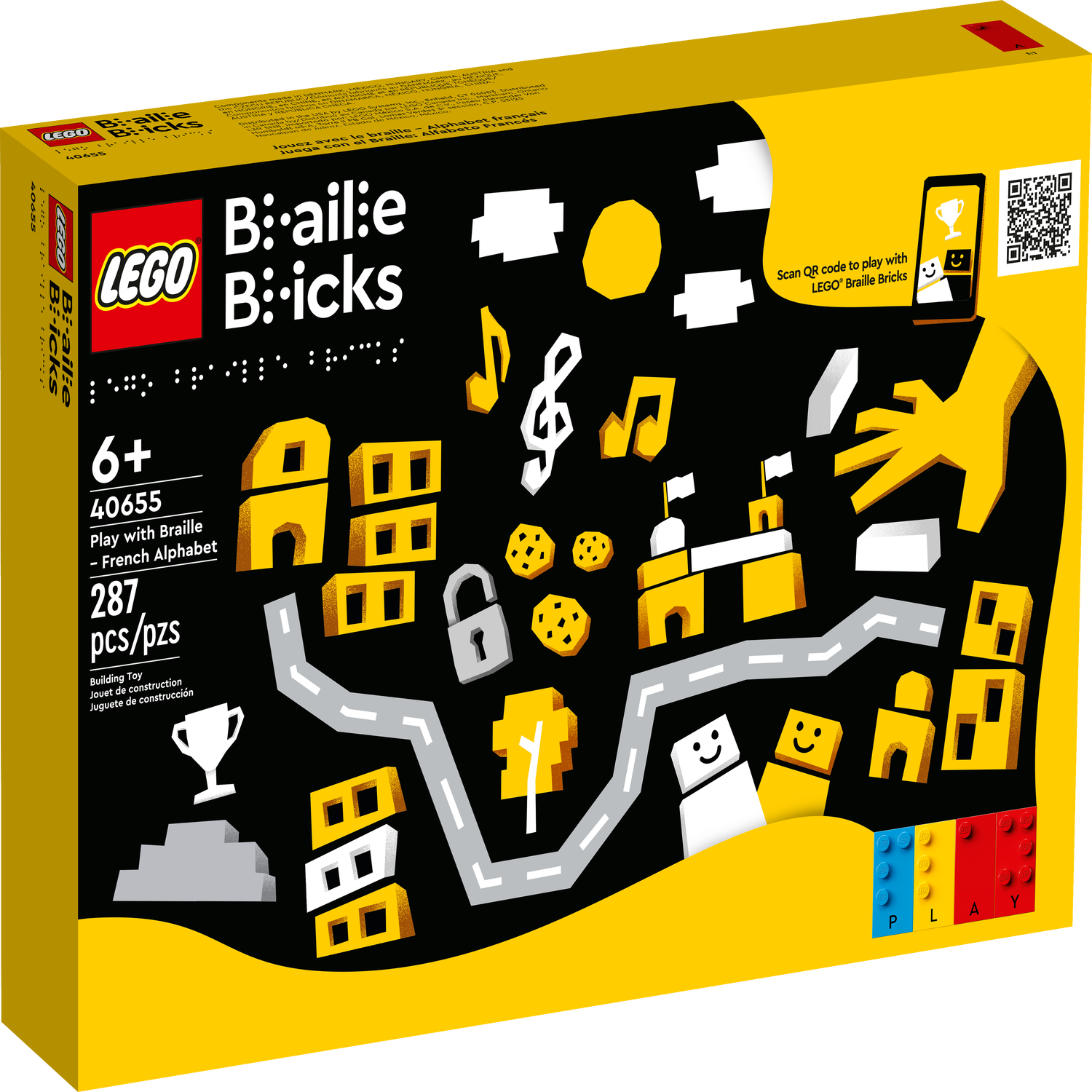 LEGO® – Spelen met braille – Frans alfabet – 40655