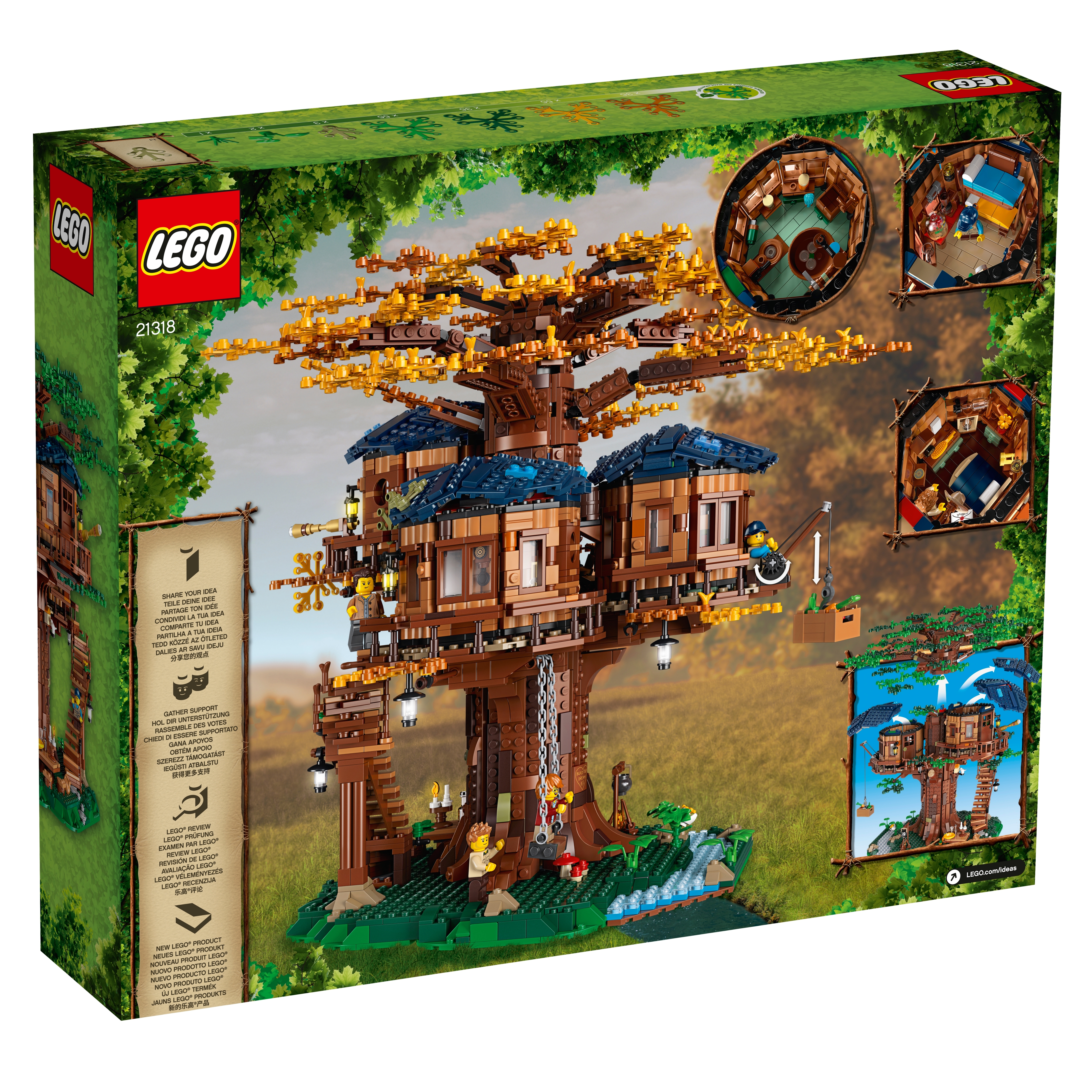 LEGO Ideas Tree House 21318 3036 Pieces Complete UNOPENED BAGS NO Box 