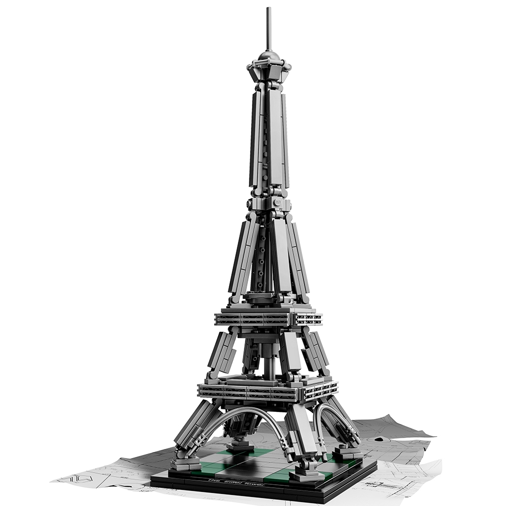 LEGO ARCHITECTURE THE EIFFEL TOWER PARIS FRANCE ART 21019 