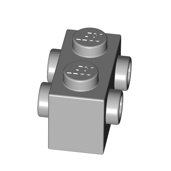 BRICK 1X2 W. FOUR KNOBS