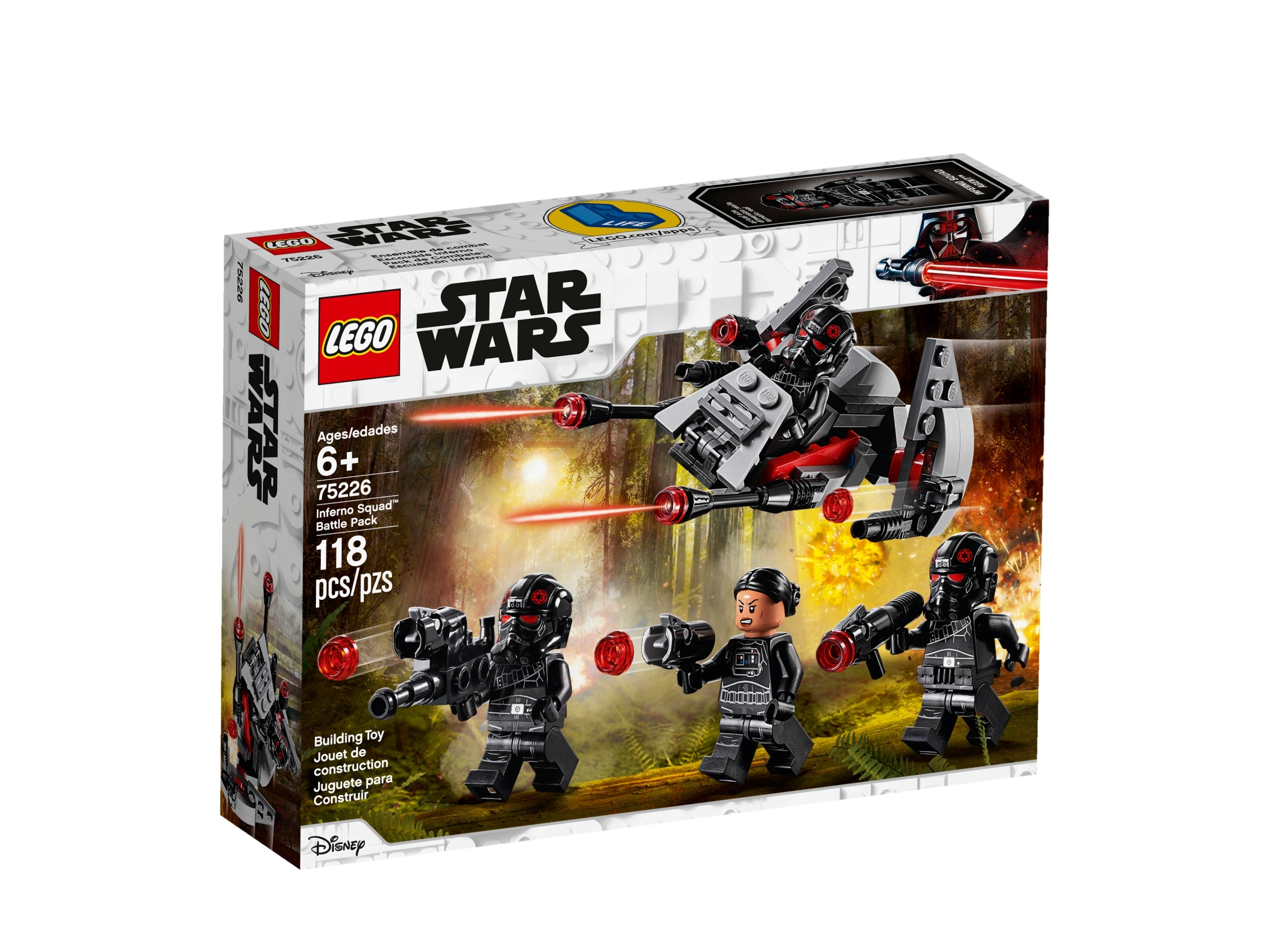 Lego Star Wars Inferno Squad Trooper minifigure 75226 Version 3 Long gun 
