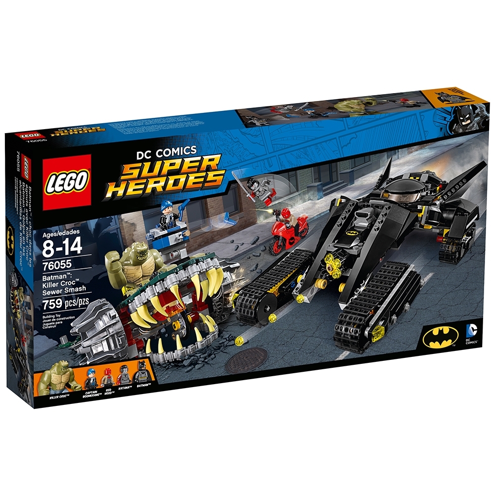 Lego Minifig Super Heroes DC Figure Batman Kille Croc AUTHENTIC LEGO®