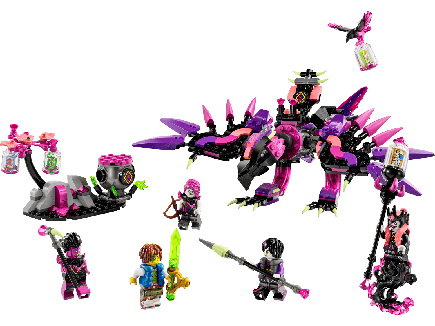 The Never Witch's Nightmare Creatures 71483 | LEGO® DREAMZzz™ | Buy ...