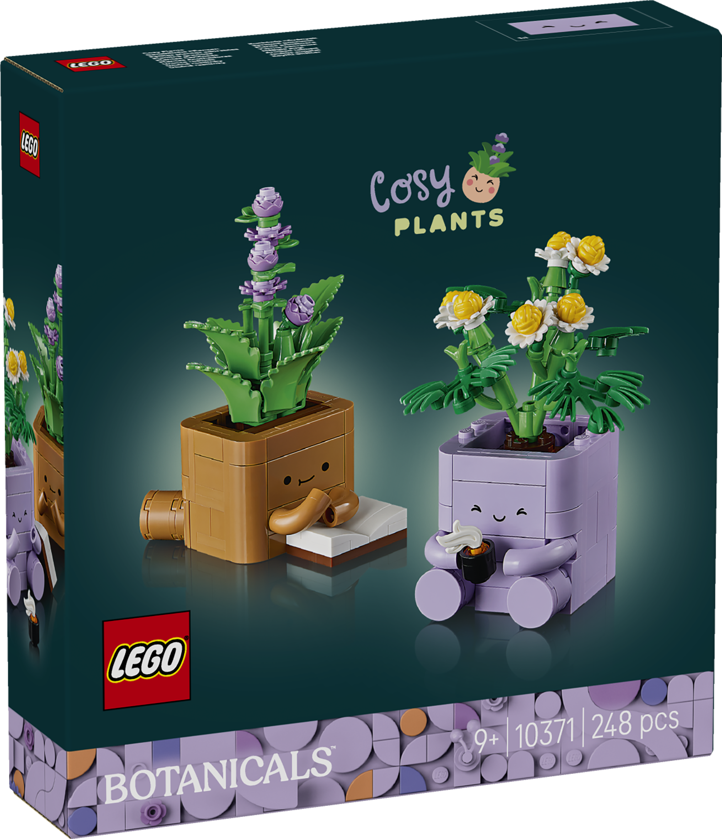 座ったり寝そべったり、レゴ®ブロックの可愛すぎる鉢植えが11月1日発売