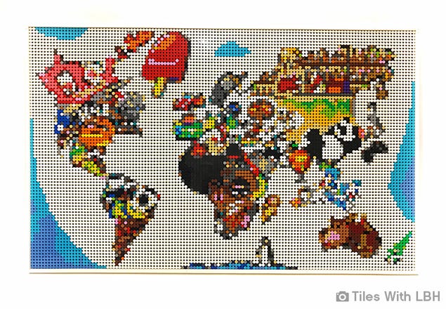 Lego® art 31203 la carte du monde FC-1-15854407 - Conforama