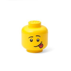 Rangement en forme de tête de garçon LEGO® – Mini (comique)