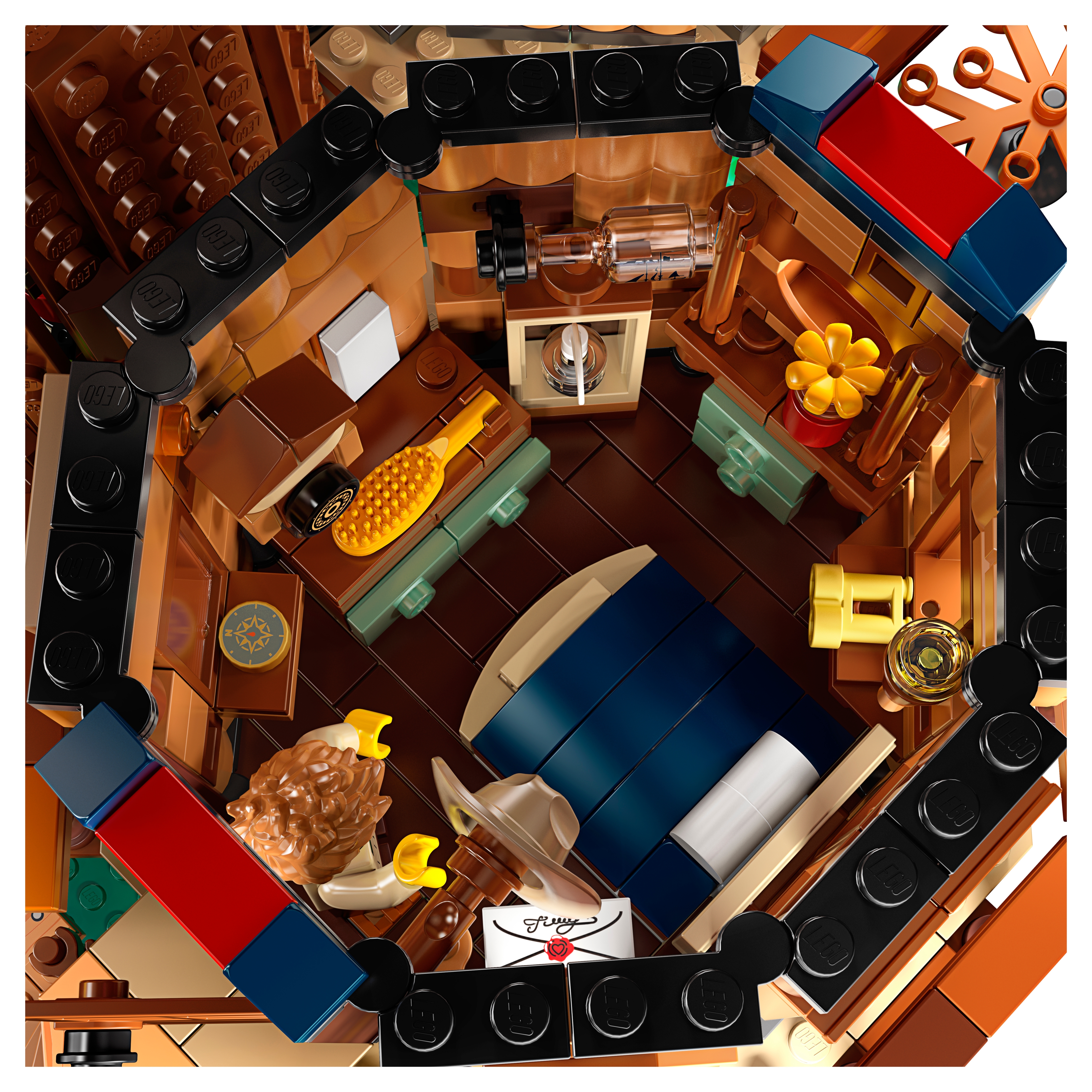 LEGO Ideas Tree House 21318, Model Construction Set for 16 Plus Year Olds  with 3 Cabins, Interchangeable Leaves, Minifigures and a Bird Figure
