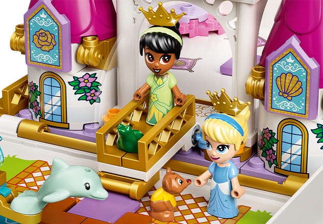 skildring rør taktik Ariel, Belle, Askepot og Tianas bog-eventyr 43193 | Disney™ | Officiel LEGO®  Shop DK