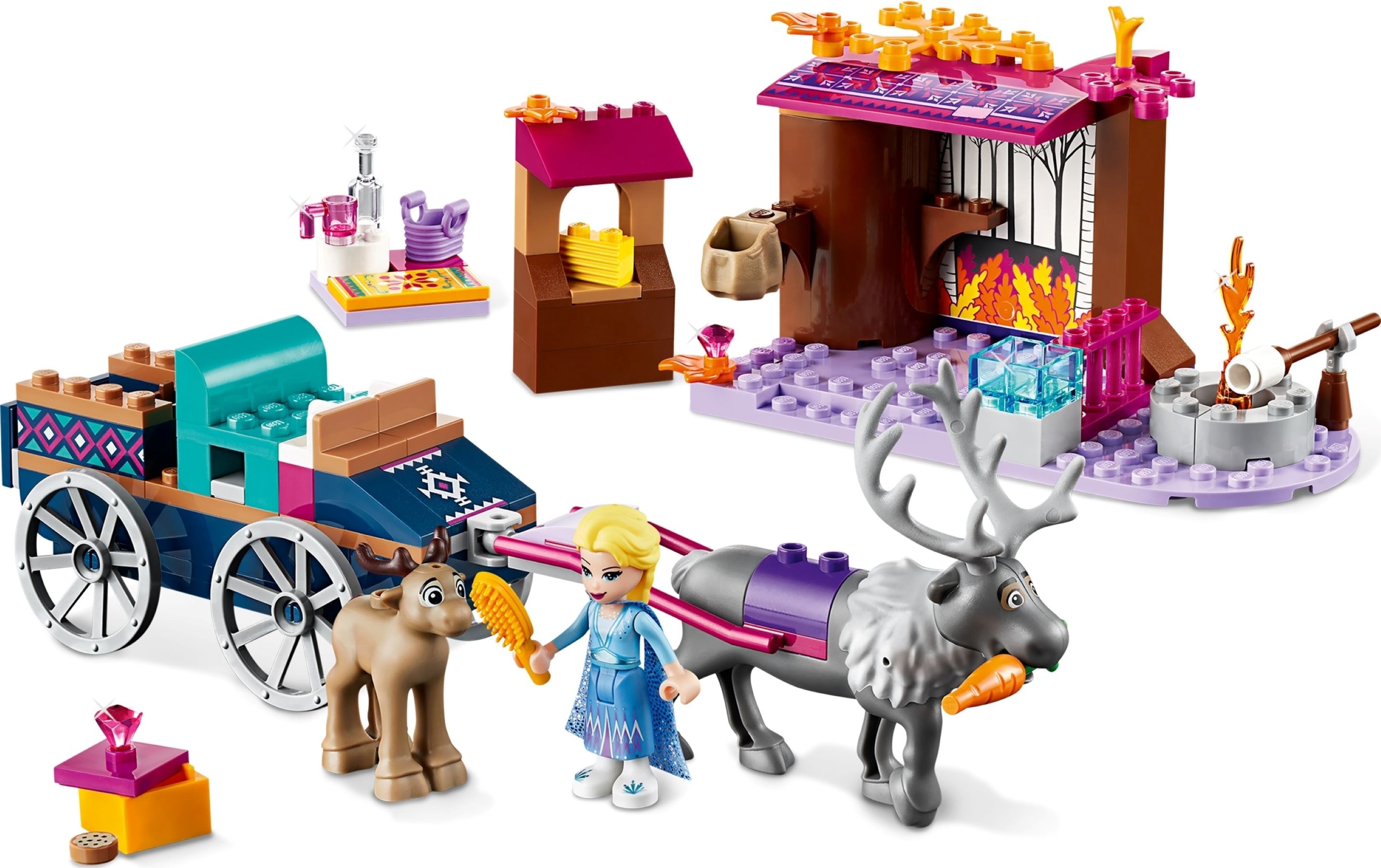 Nautisch Kaarsen Premier Elsa's Wagon Adventure 41166 | Frozen | Buy online at the Official LEGO®  Shop US