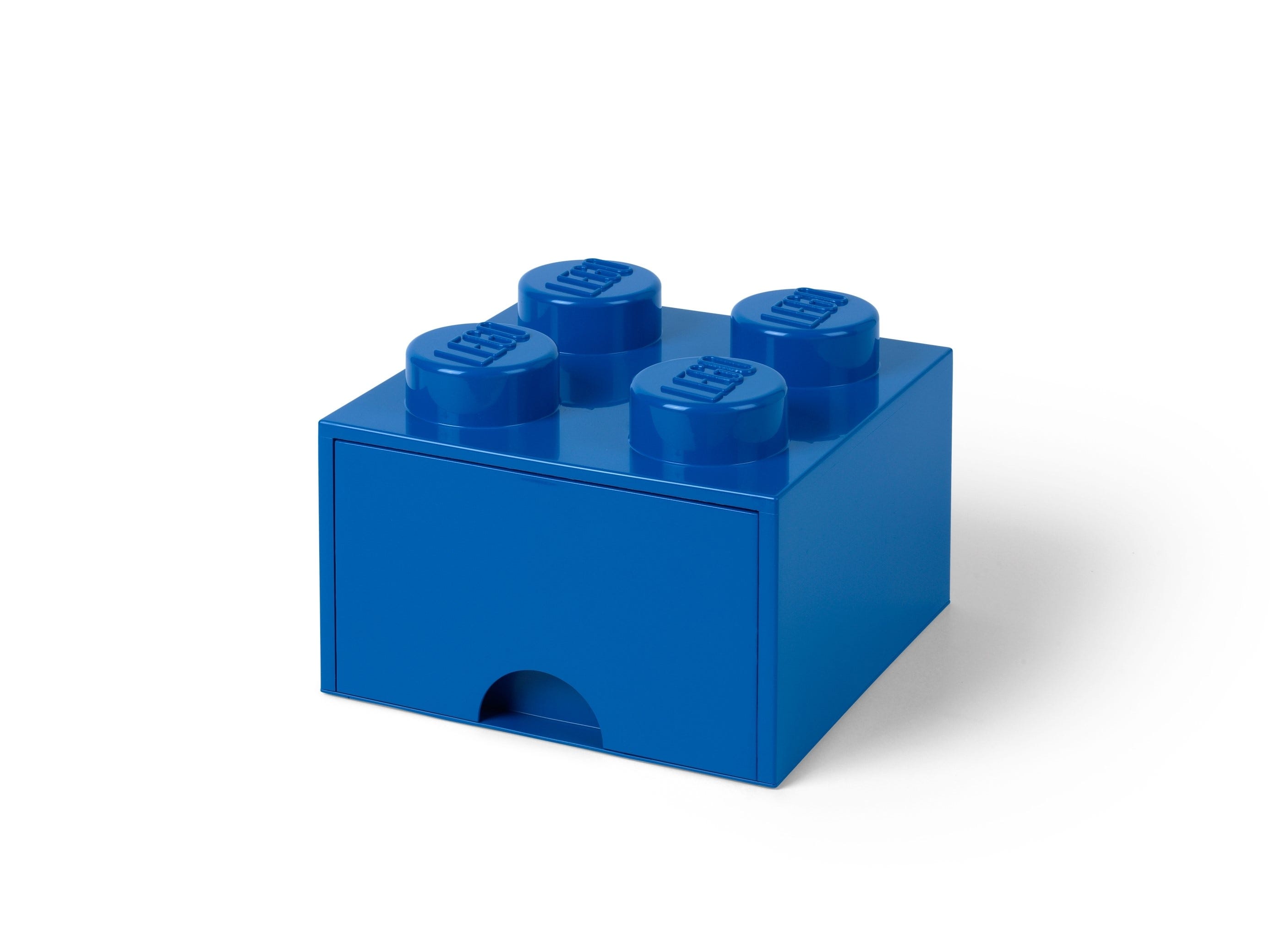 Фото - Конструктор Lego Pudełko z szufladą w kształcie niebieskiego klocka z 4 wypustkami 