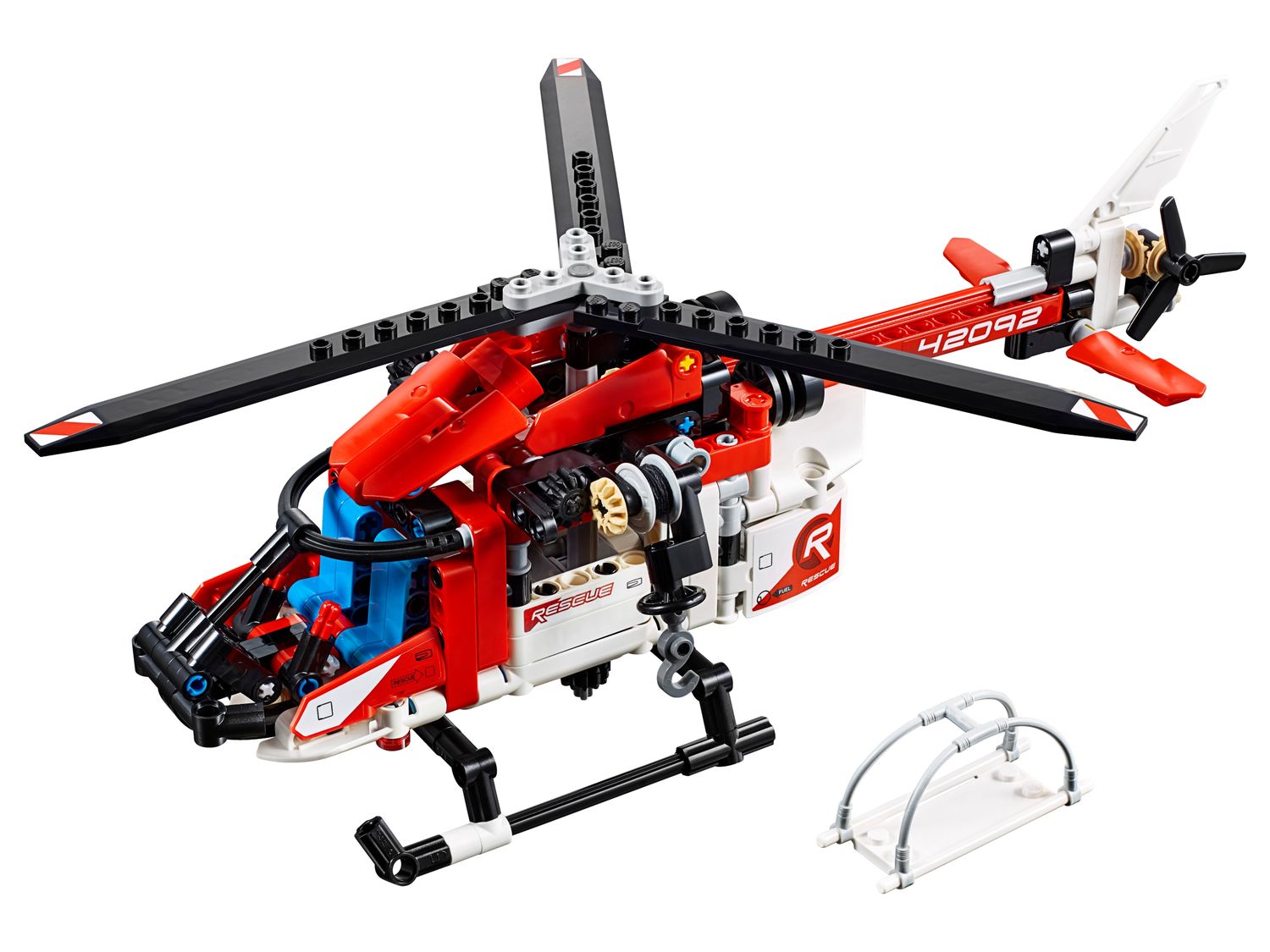 L'hélicoptère de secours 42092 | Technic | Boutique LEGO® officielle FR helicoptere lego technic
