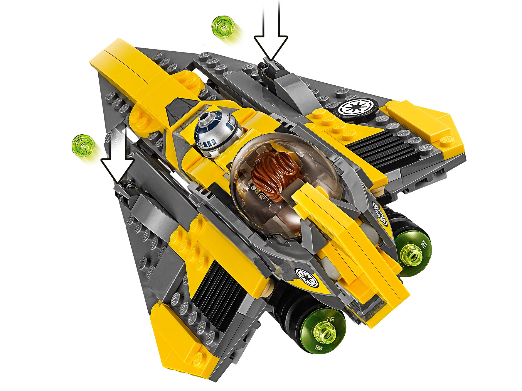 Lego 75214 LEGO Star Wars Anakin's Jedi Starfighter 75214 Building Kit 247 Piece