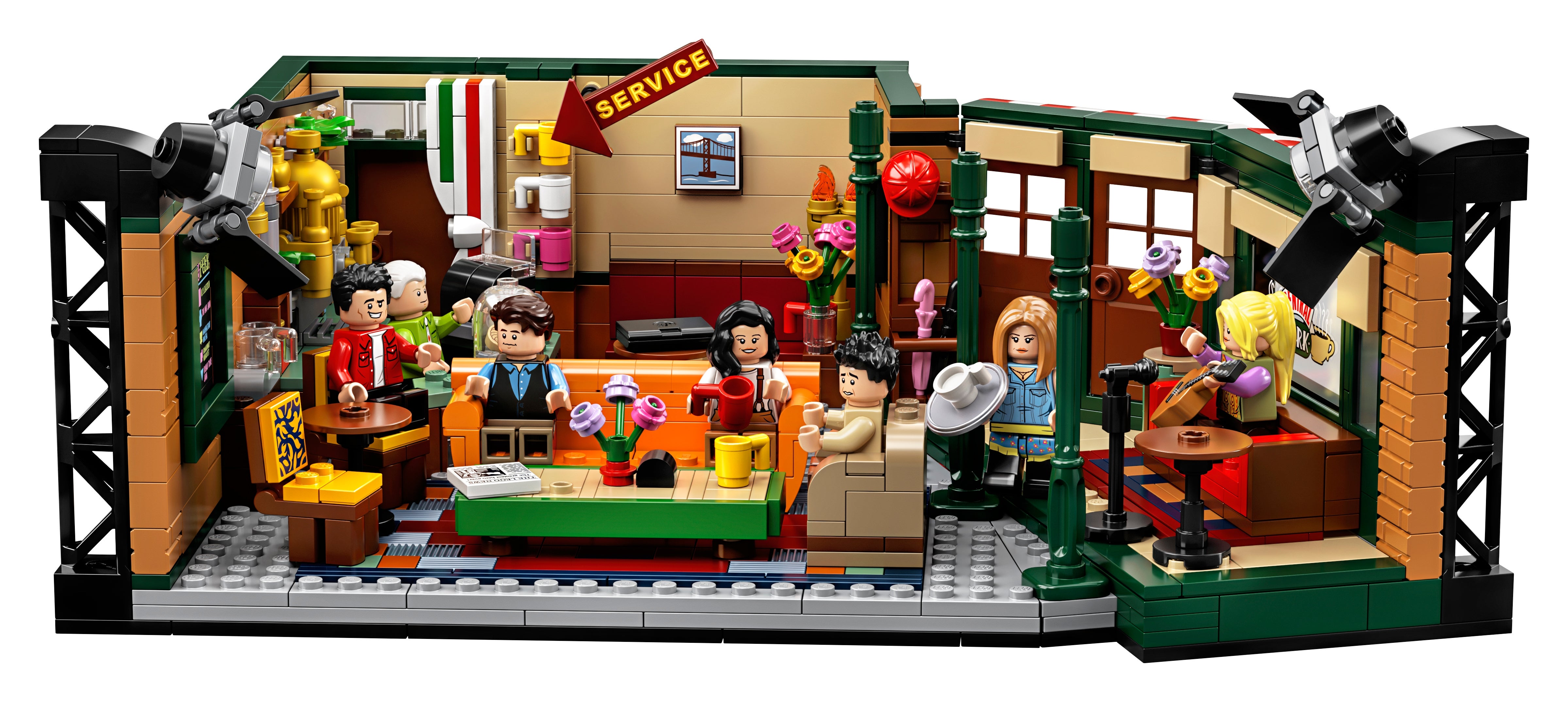 NEW GENUINE LEGO FRIENDS Central Perk Monica Geller Minifigure 21319 Mini Figure