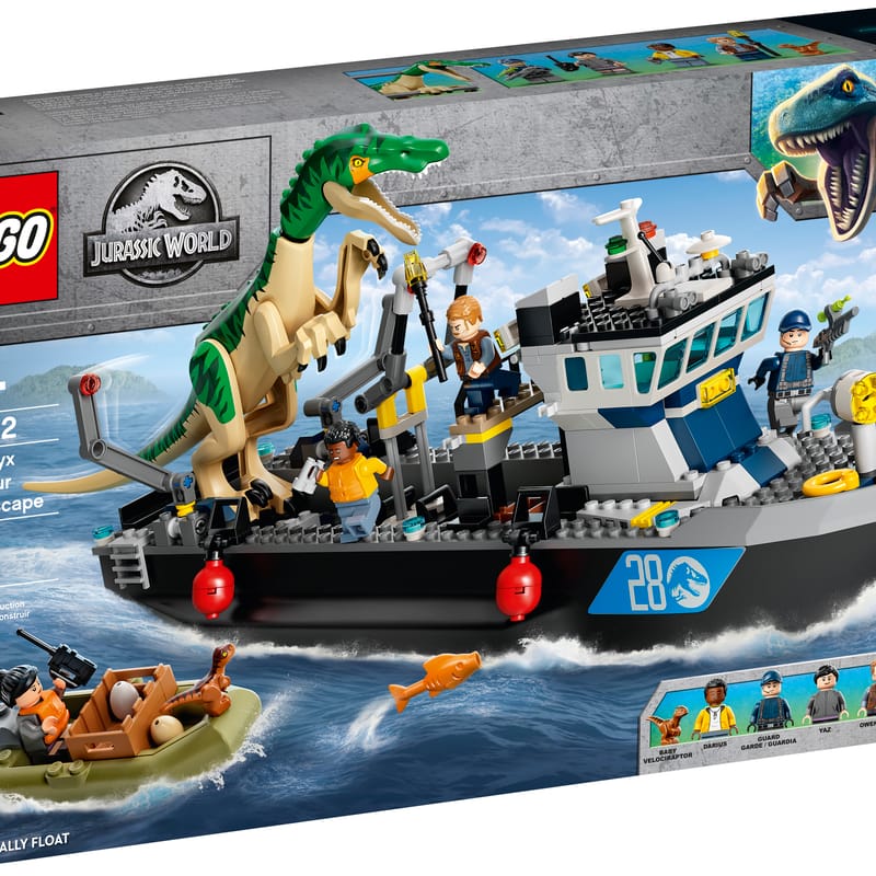 Baryonyx Dinosaur Boat Escape - Main Image