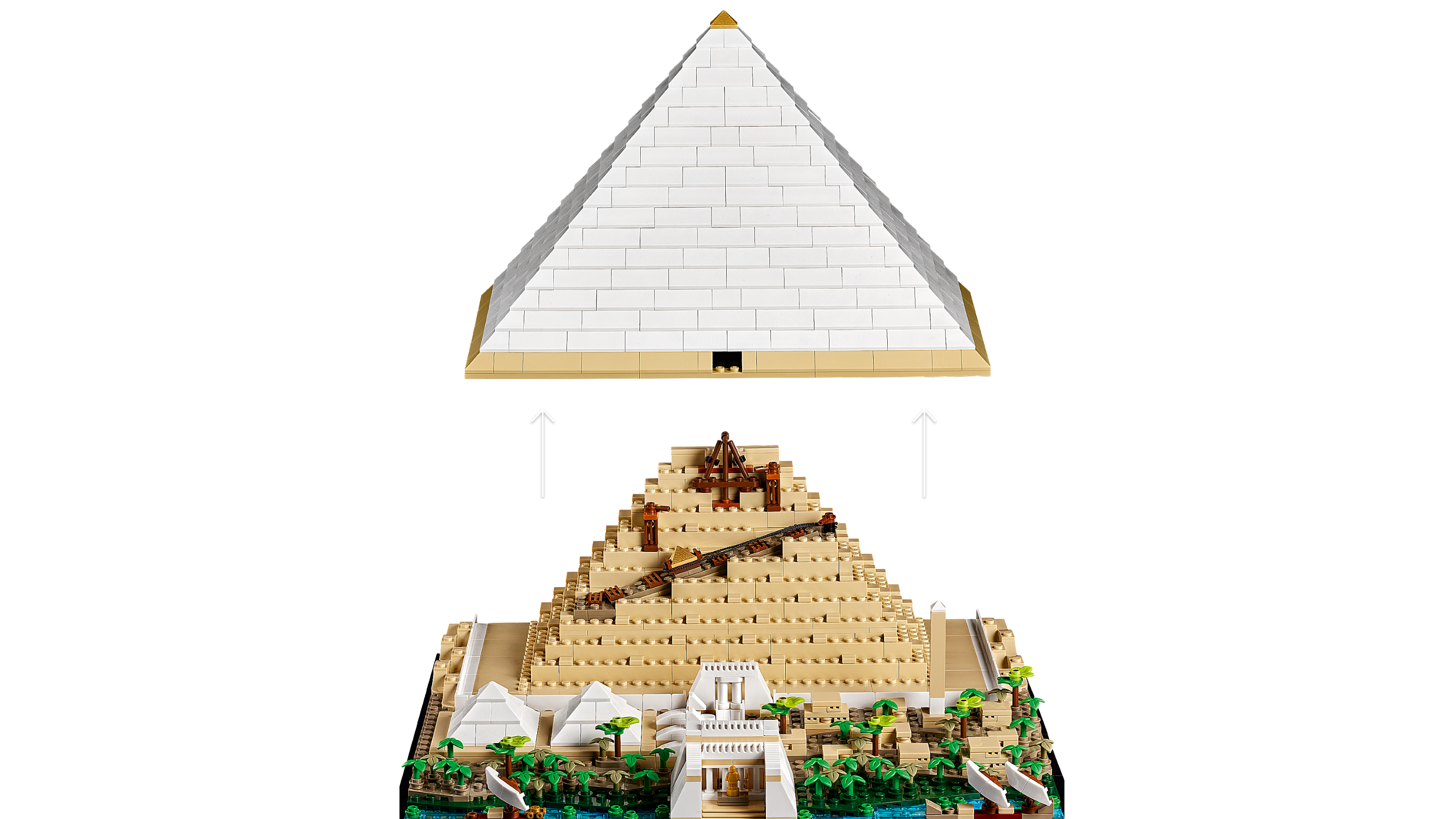 Great Pyramid online Giza | Buy the of Architecture LEGO® Shop | 21058 US Official at