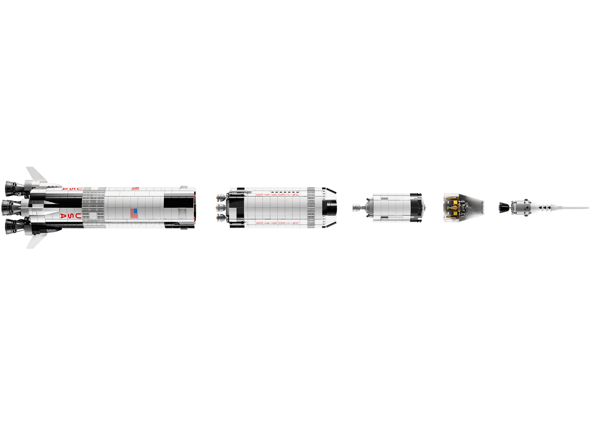 Svømmepøl linned Ekspedient LEGO® NASA Apollo Saturn V 92176 | Ideas | Buy online at the Official LEGO®  Shop US