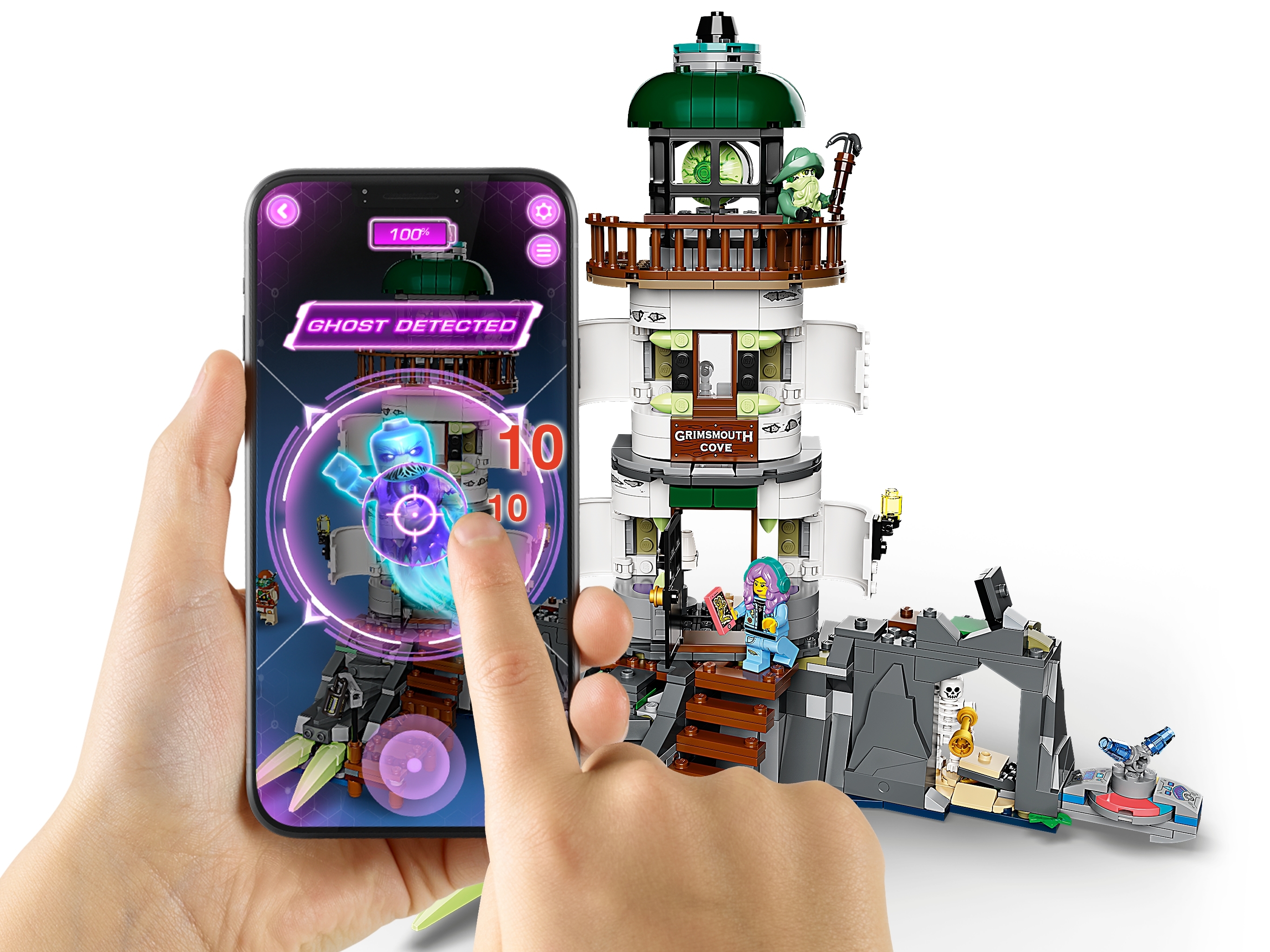Unique Augmented Reality Experience for Kids LEGO Hidden Side The Lighthouse of Darkness 70431 Ghost Toy New 2020 540 Pieces 