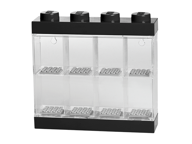 Disney Minatures 4 Shelves LEGO MEN Figures Display Case Cabinet Wall Rack 