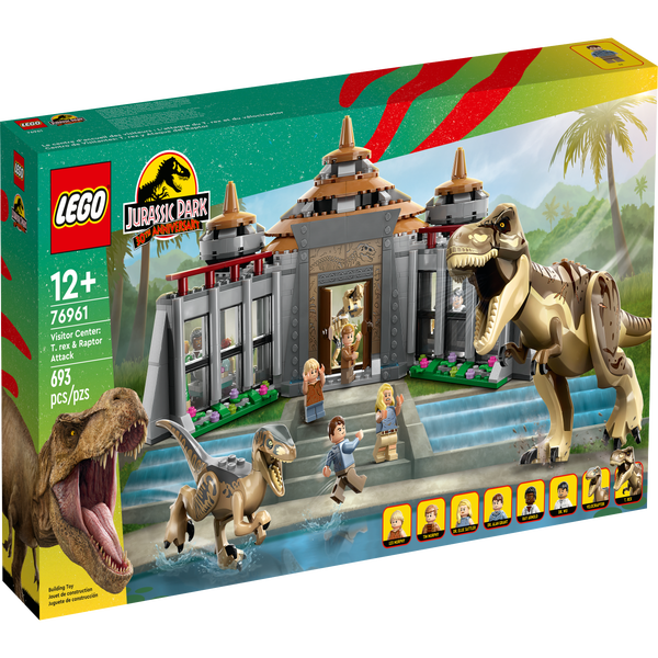 LEGO Jurassic World 76950 L'Embuscade du Tricératops en Pick-up, Dinosaure  Jouet, et Voiture 
