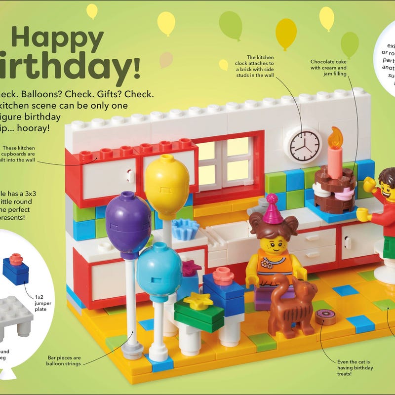 Party Ideas with Exclusive LEGO Cake Mini Model