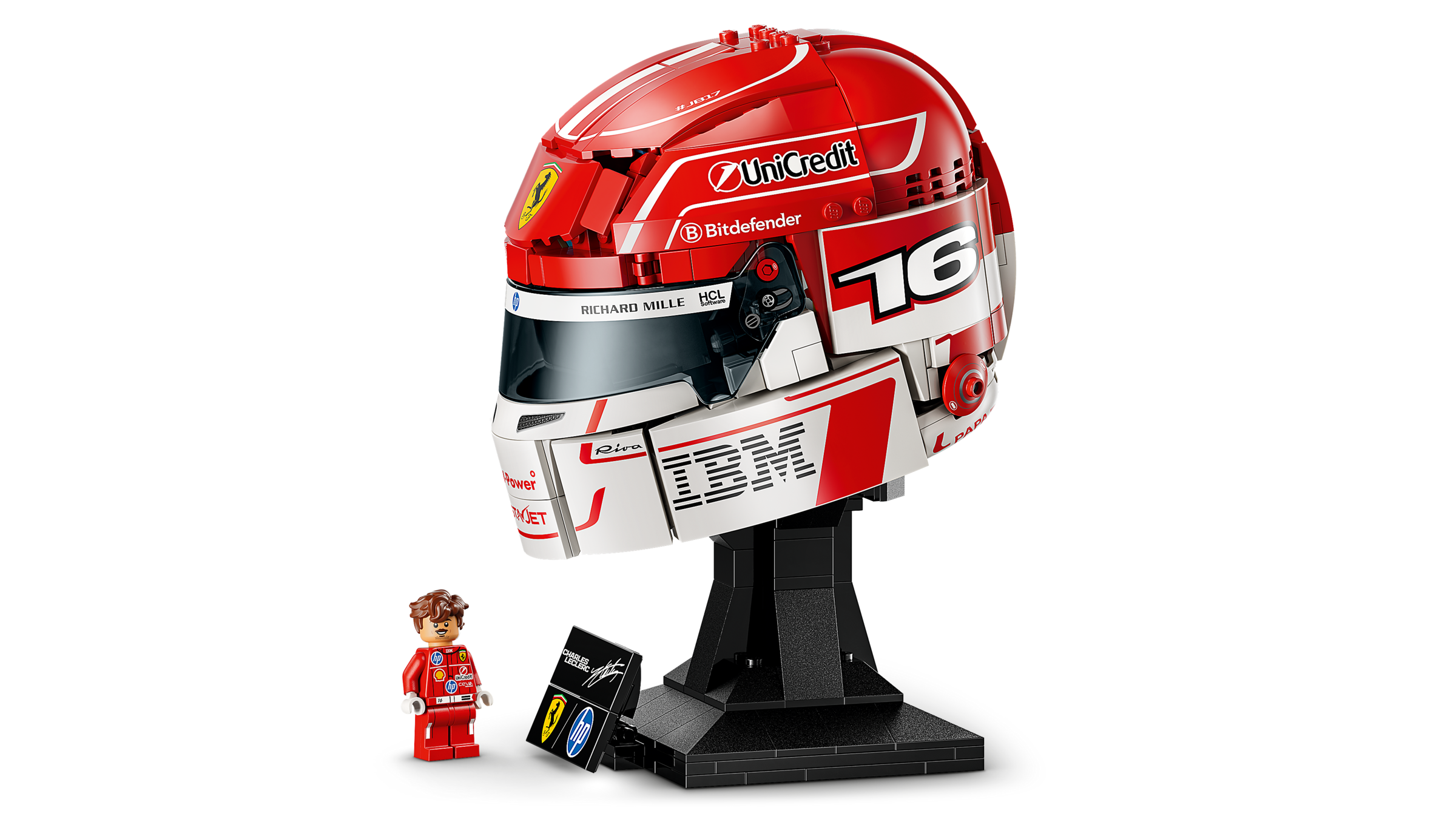 Scuderia Ferrari HP シャルル・ルクレールのヘルメット 43014 | レゴ