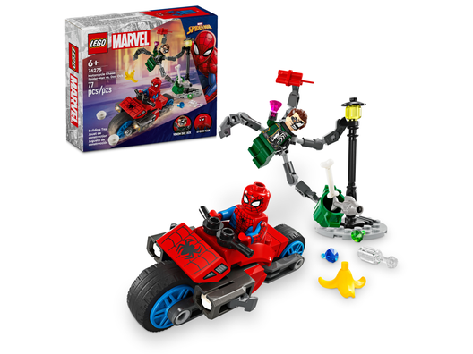 LEGO 76275 - Motorcykeljagt: Spider-Man mod Doc Ock