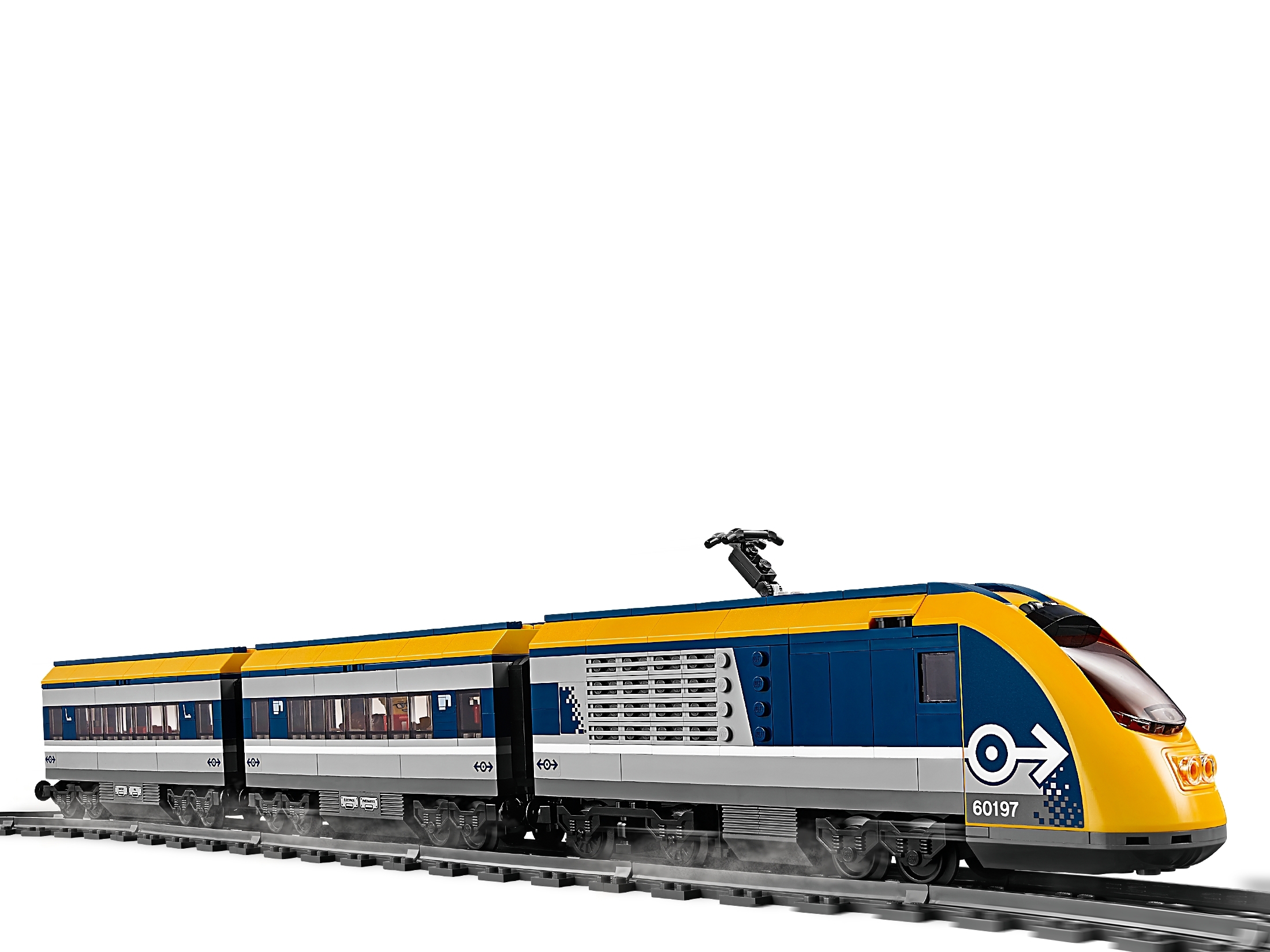 Rent LEGO set: Le train de passagers télécommandé at Lend-a-Brick