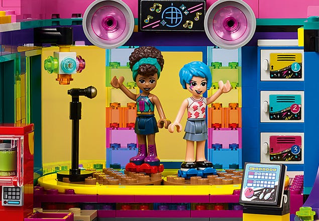 Roller Disco Arcade 41708 | Friends | Buy online at the Official LEGO® Shop  US | Konstruktionsspielzeug