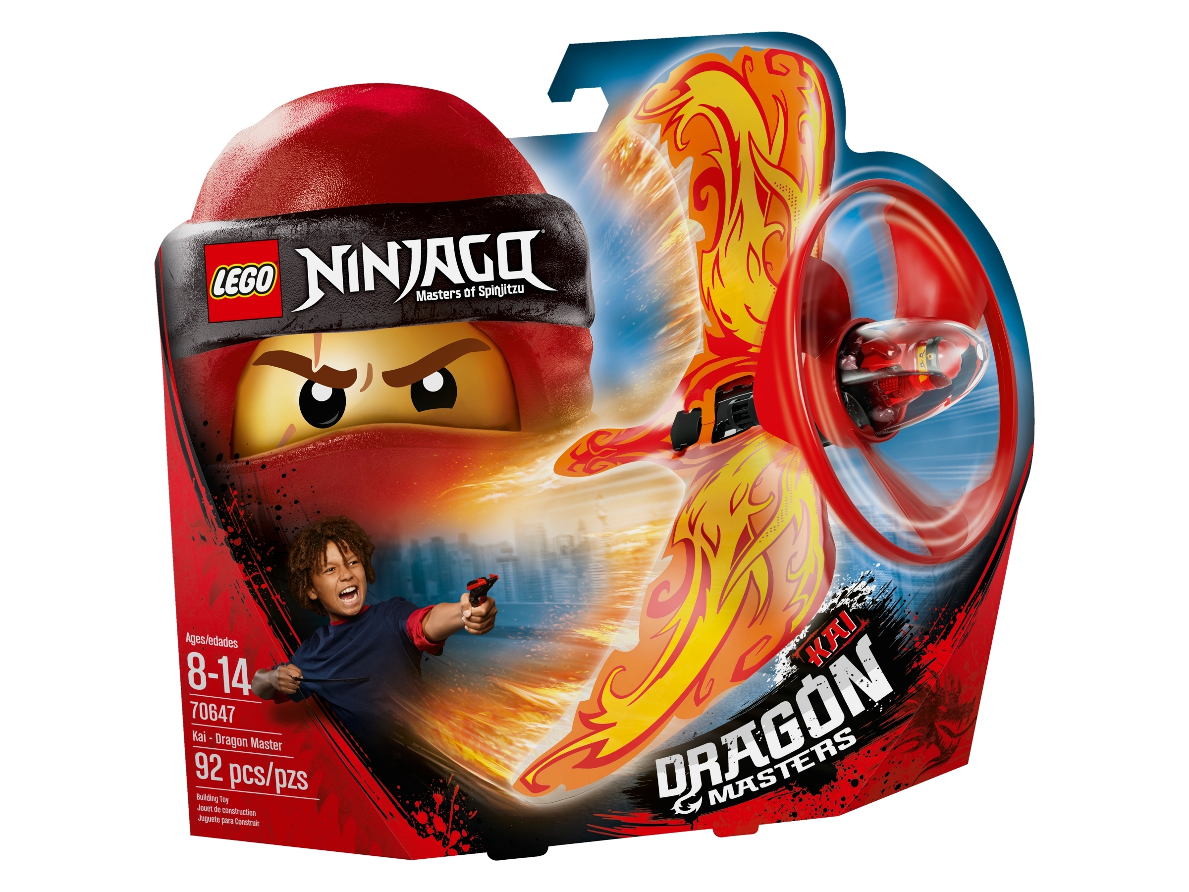 LEGO ® NINJAGOFIGUR KAI MIT DRACHENSCHWERT AUS SET 70675NEUNJO531 