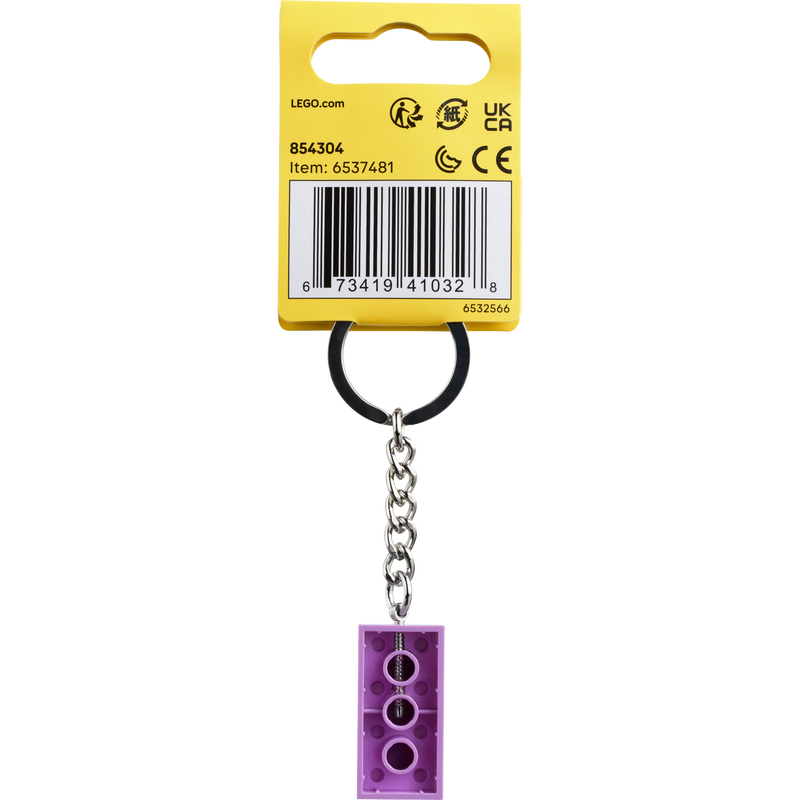 キーリング 2x4 ミディアムラベンダー 854304 | その他 |レゴ®ストア キーリング 2x4 ミディアムラベンダー 854304 | その他 |レゴ®ストア