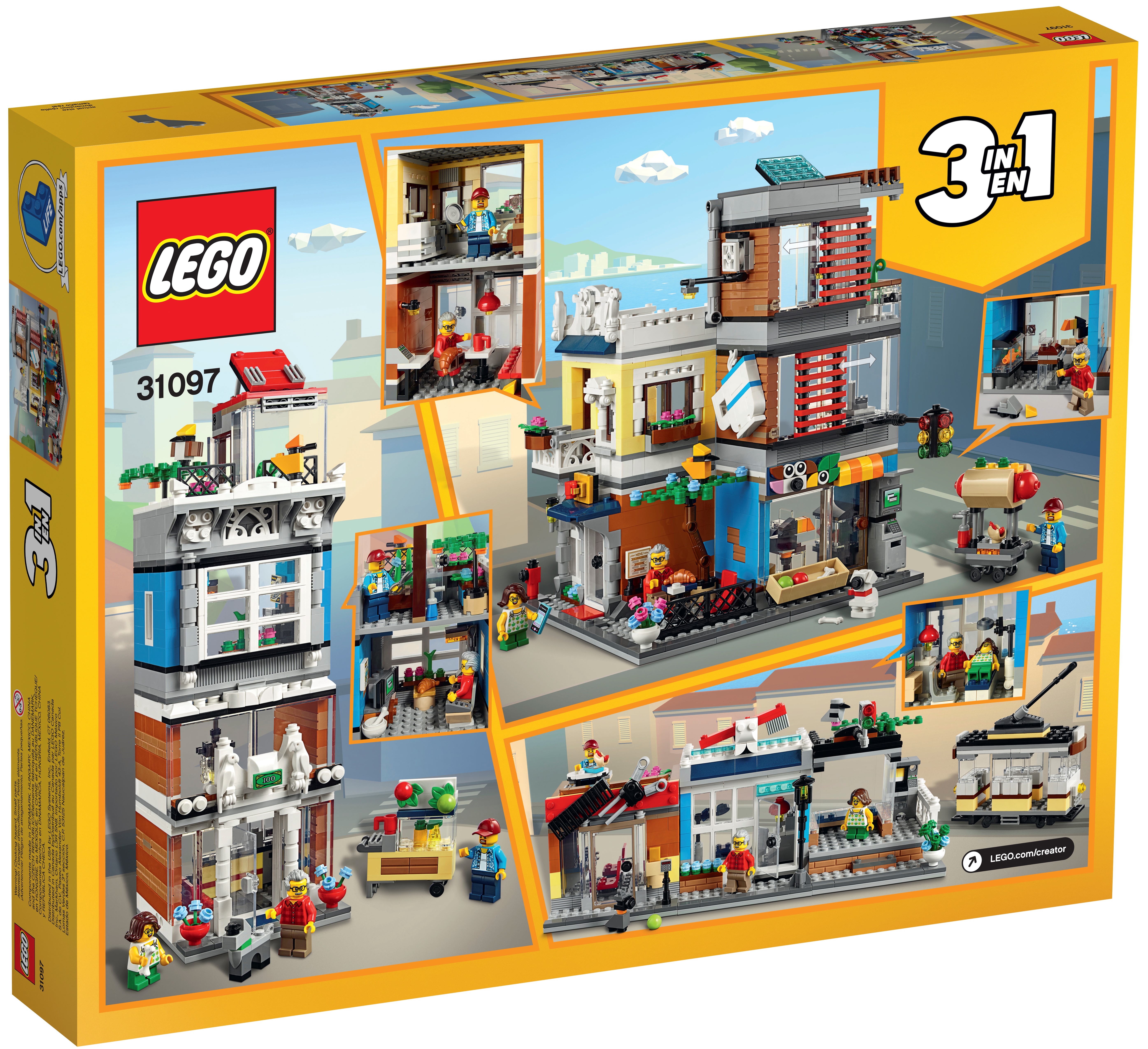 barco convertible Mesa final Tienda de Mascotas y Cafetería 31097 | Sets 3 en 1 Creator | Oficial LEGO®  Shop US