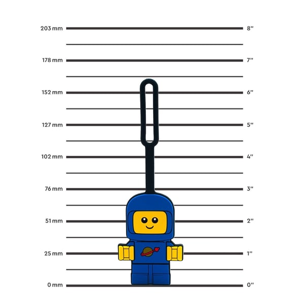 LEGO 5009500 Étiquette de sac Le bébé de l’espace – Bleu — visuel 3 sur 6