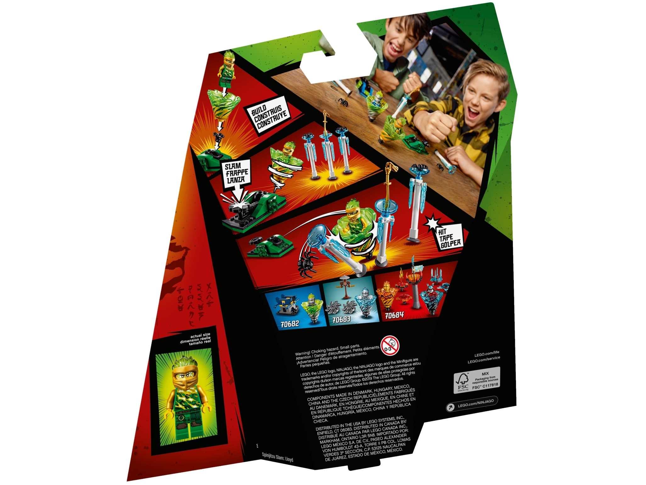 LEGO Ninjago: Spinjitzu Slam 70681 Lloyd for sale online