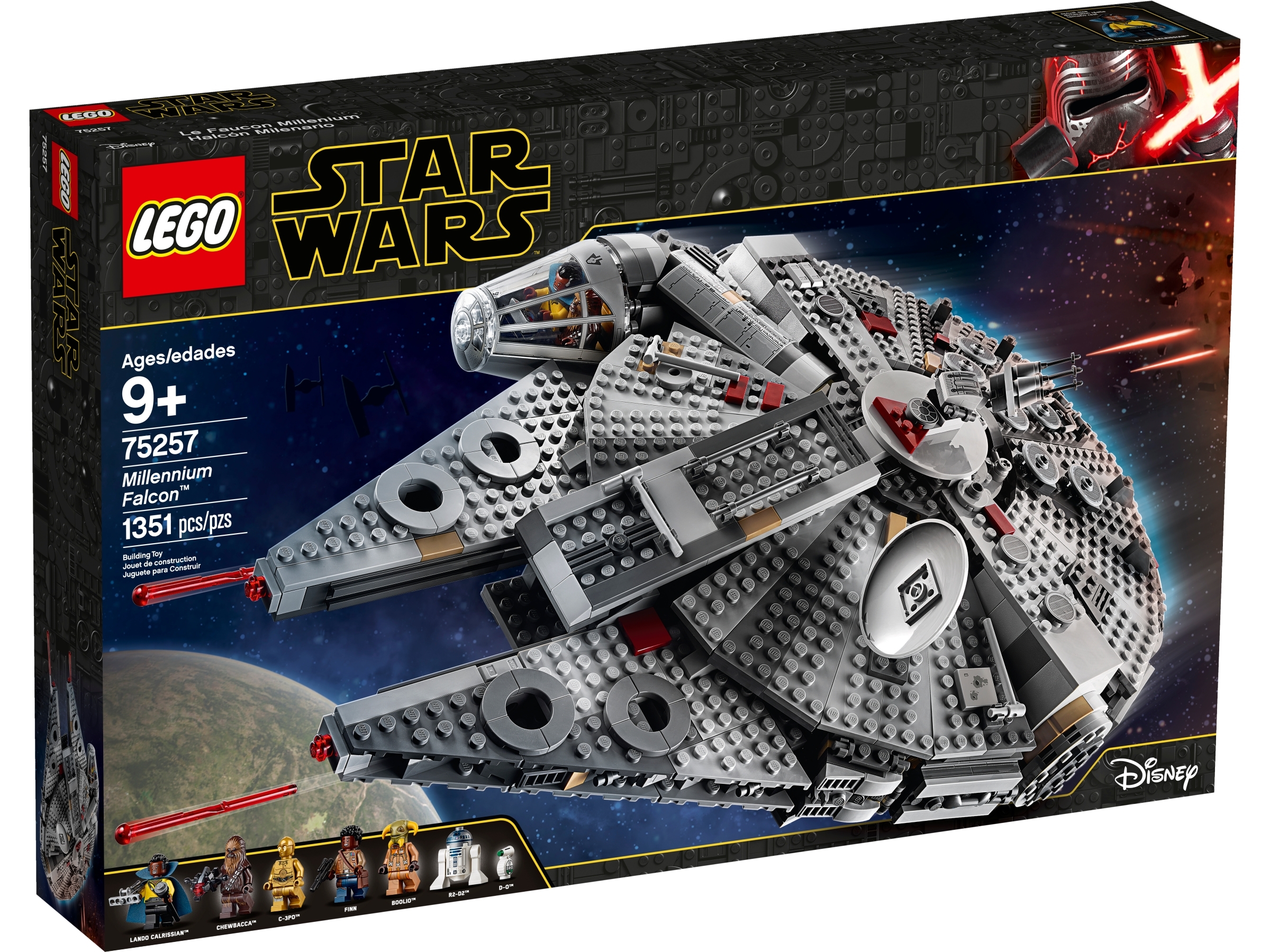 LEGO 75257 STAR WARS Millennium Falcon 75257 The rise of Skywalker for Christmas 