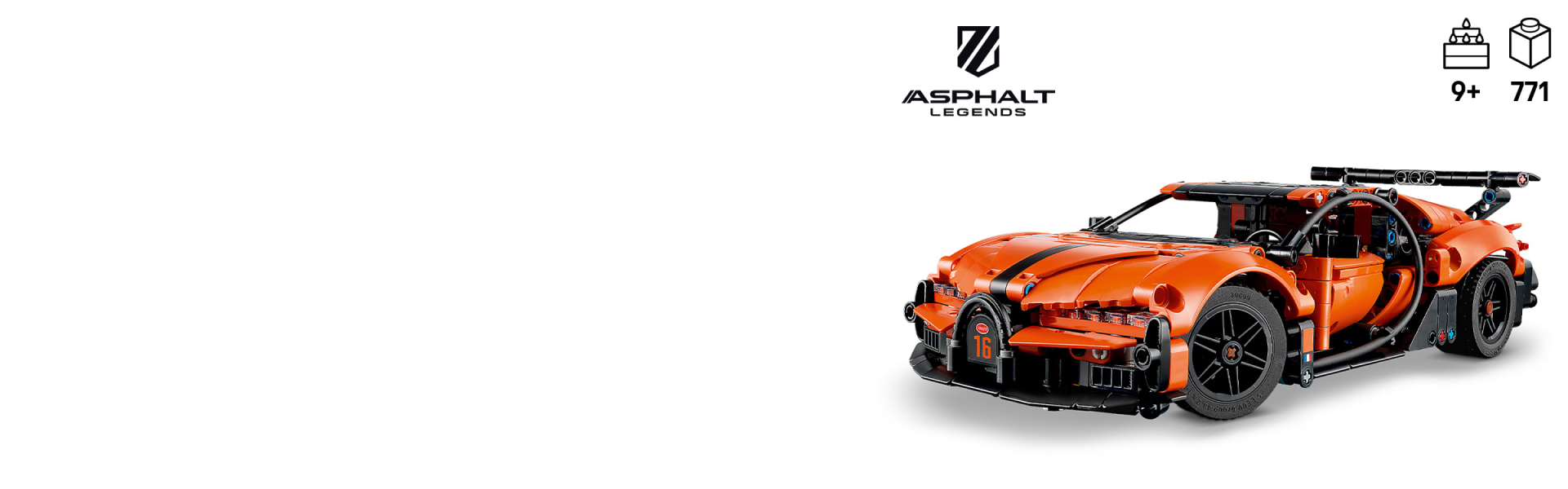 Hipermașina Bugatti Chiron Pur Sport 42222 | Technic | Cumpără