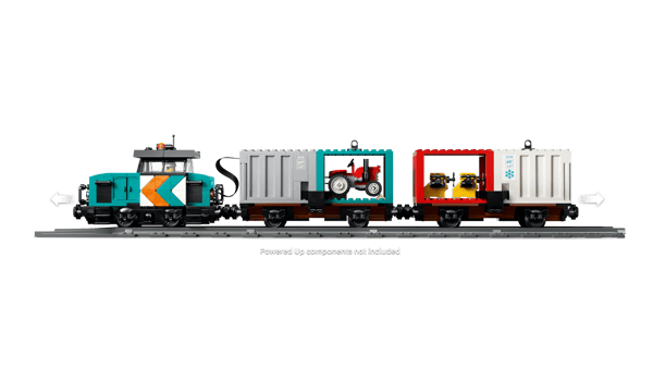 LEGO 60509 Le train de marchandises du port avec grue et camion — visuel 6 sur 8