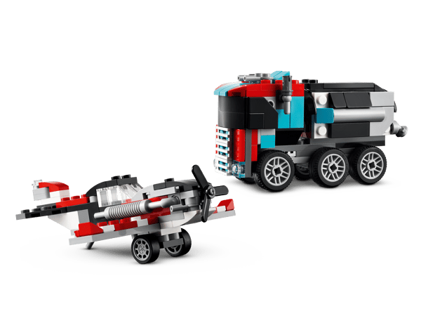 LEGO 31146 Le camion remorque avec hélicoptère — visuel 4 sur 8
