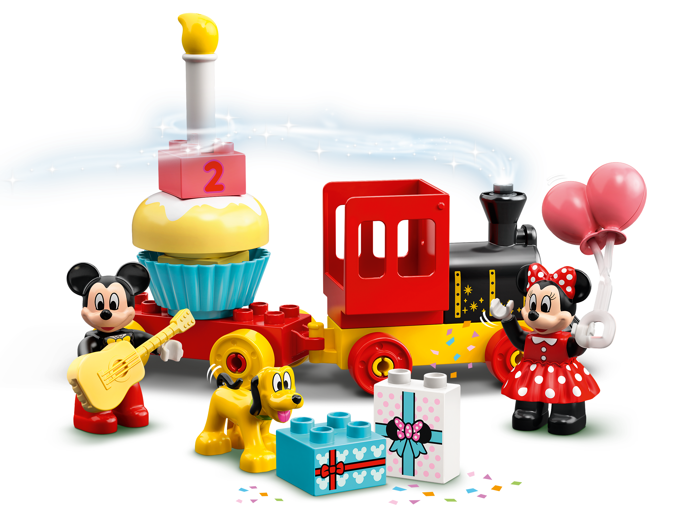 LEGO Duplo 10941 - Le train d'anniversaire de Mickey et Minnie avec Train  et Figurines