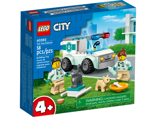 LEGO 60382 - Dyrlæge-redningsvogn