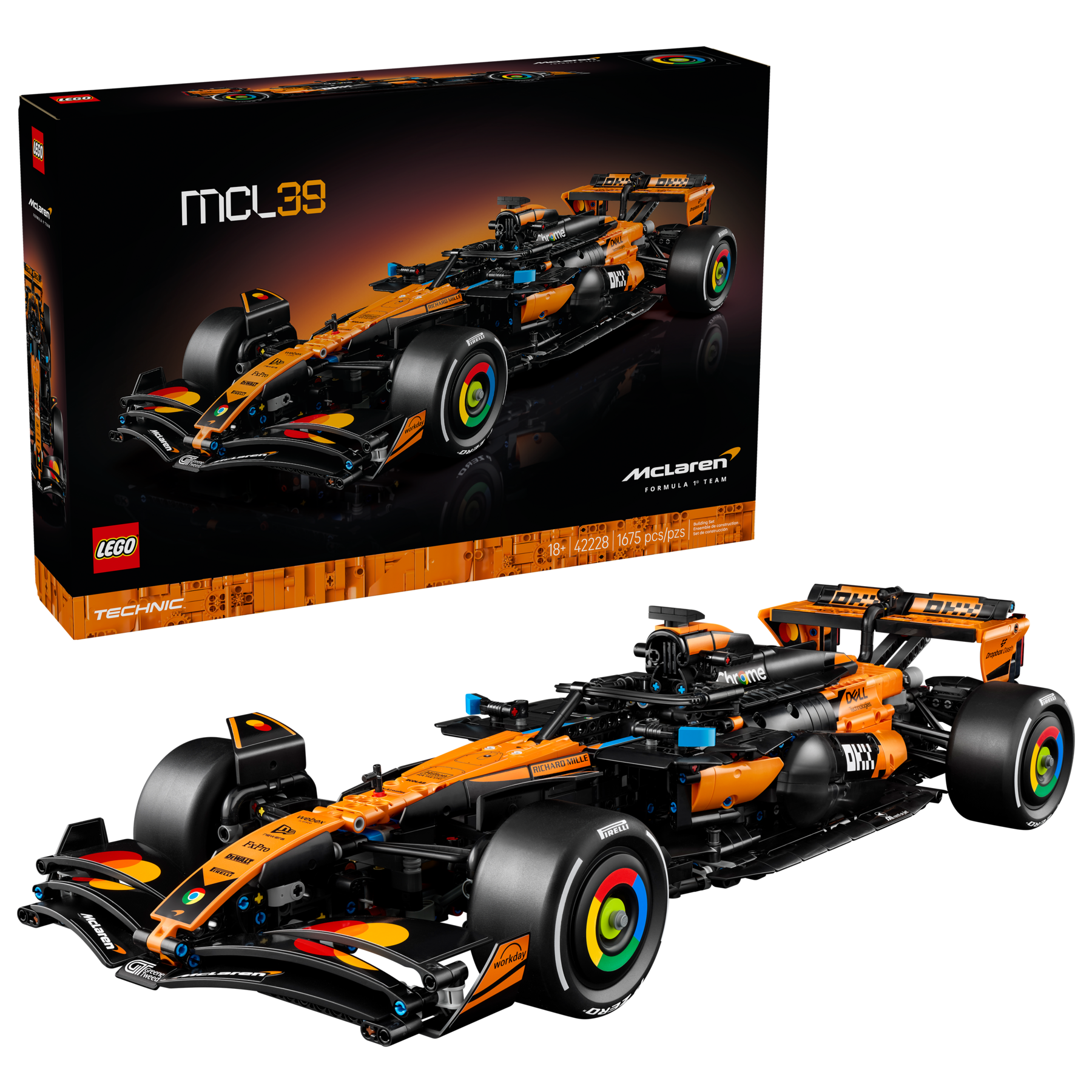 McLaren MCL39 F1® Car 42228 | Technic™ | Buy online at the