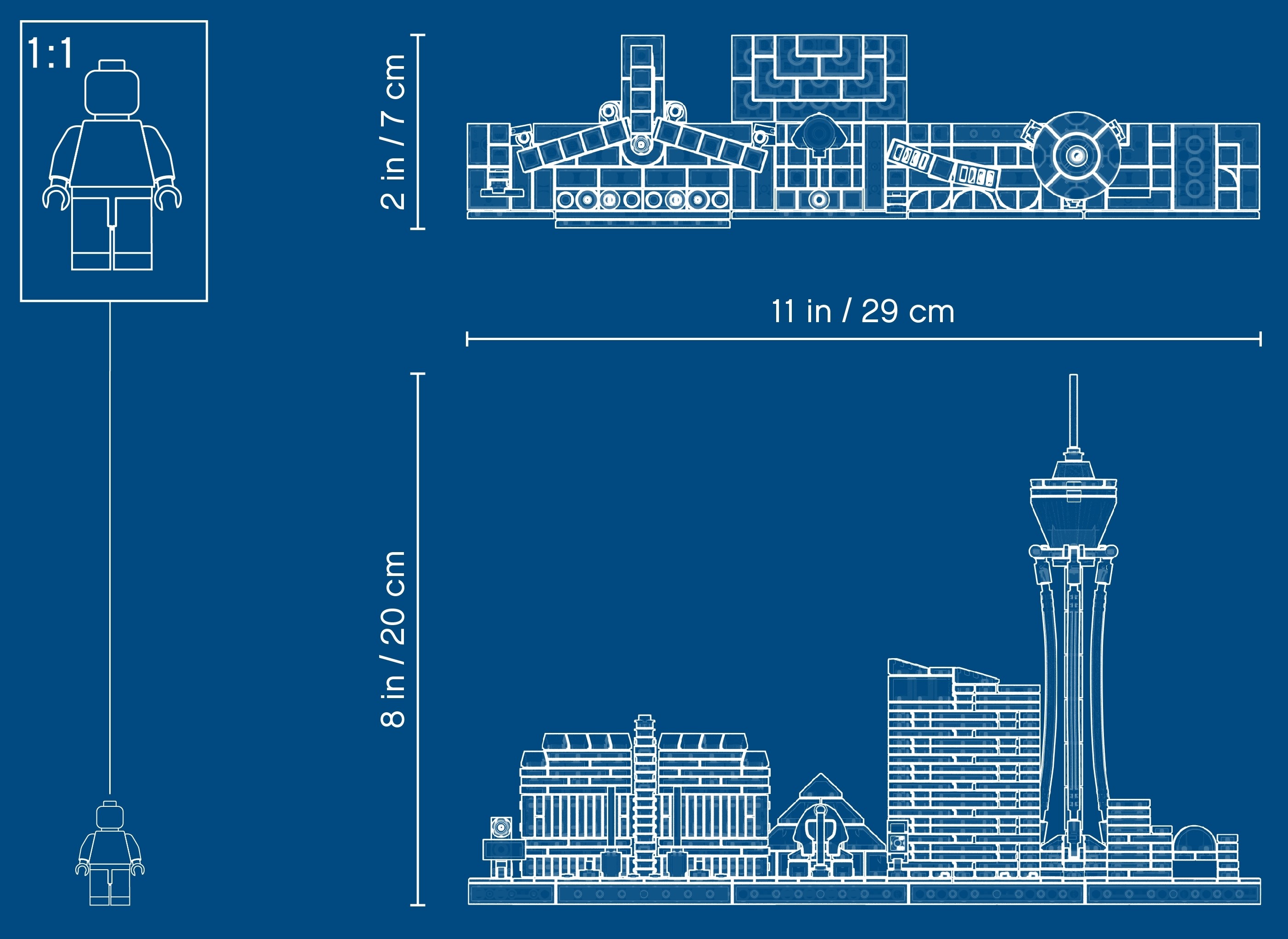 S-13 Architecture für Las Vegas** Lego Bauanleitung 21047 