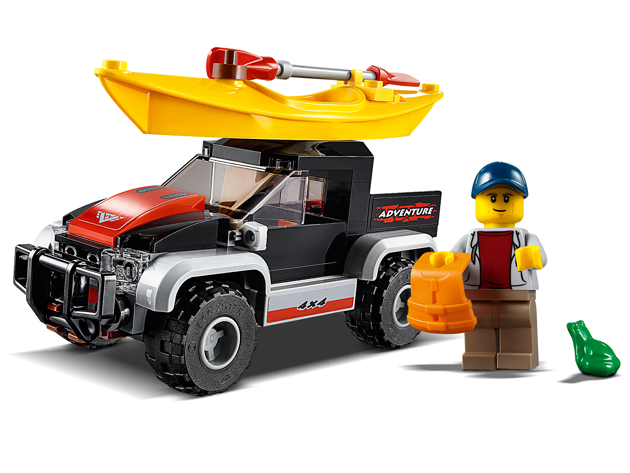 LEGO City Great Vehicles Kayak Adventure 60240 Building Kit 84 Pcs 2019 for sale online