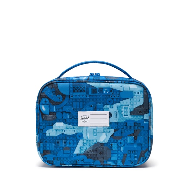 LEGO 5010431 Boîte repas Pop Quiz Little Herschel™ bleue – Briques abstraites — visuel 3 sur 5