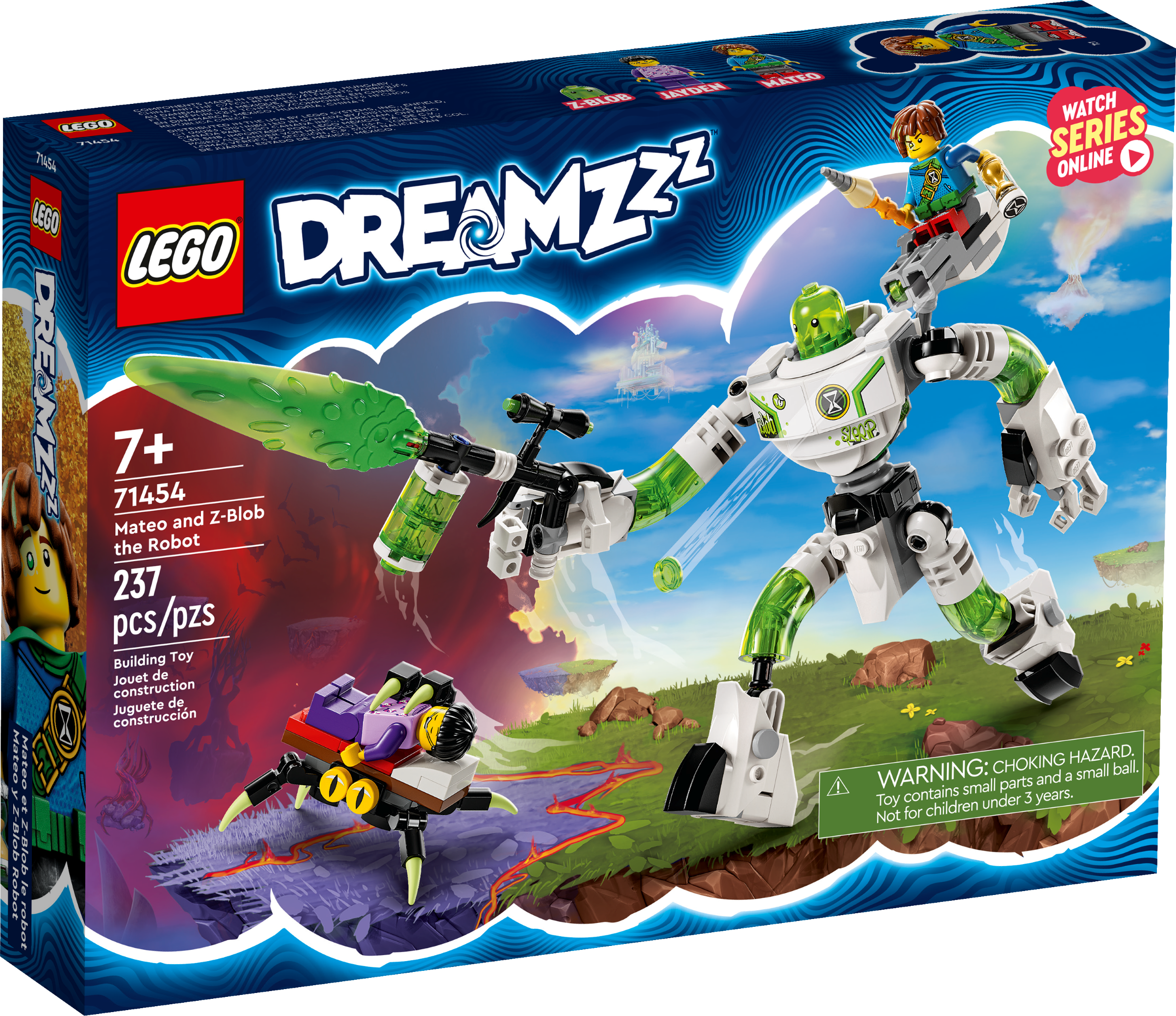 Mateo and Z-Blob the Robot 71454 | LEGO® DREAMZzz™ | Buy online at 