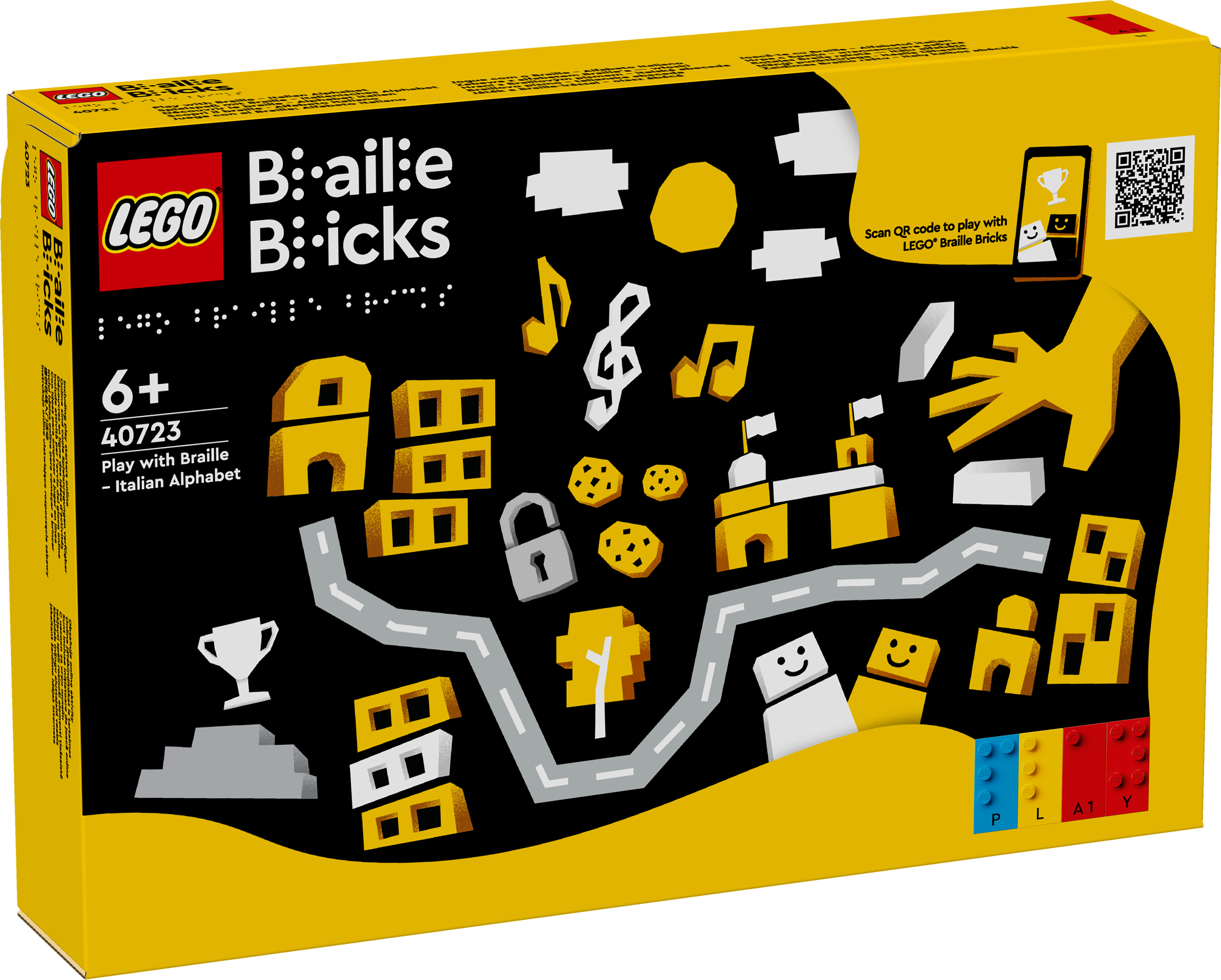 LEGO 40723 - Leg med braille – italiensk alfabet