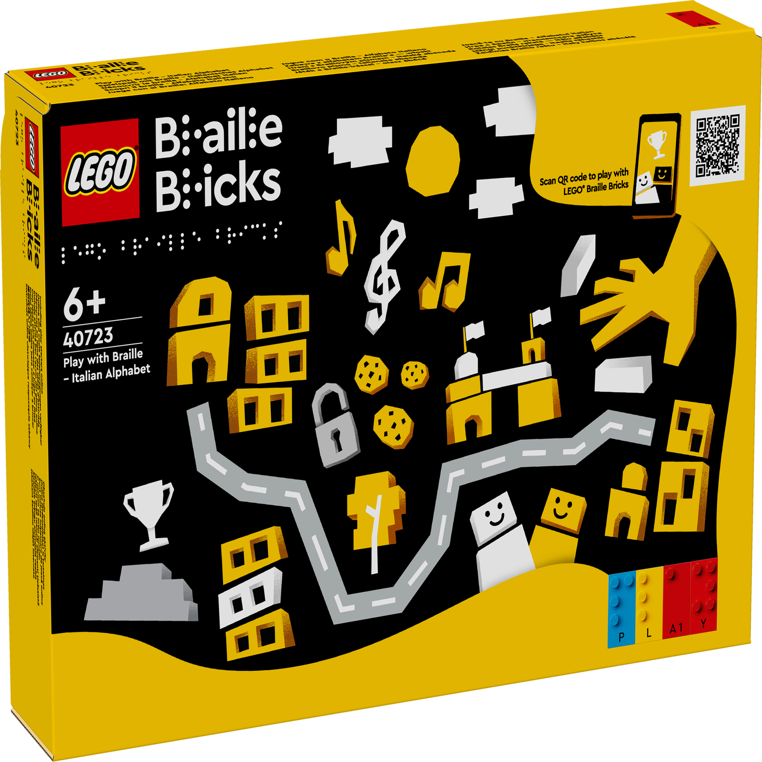 LEGO® – Spelen met braille – Italiaans alfabet – 40723