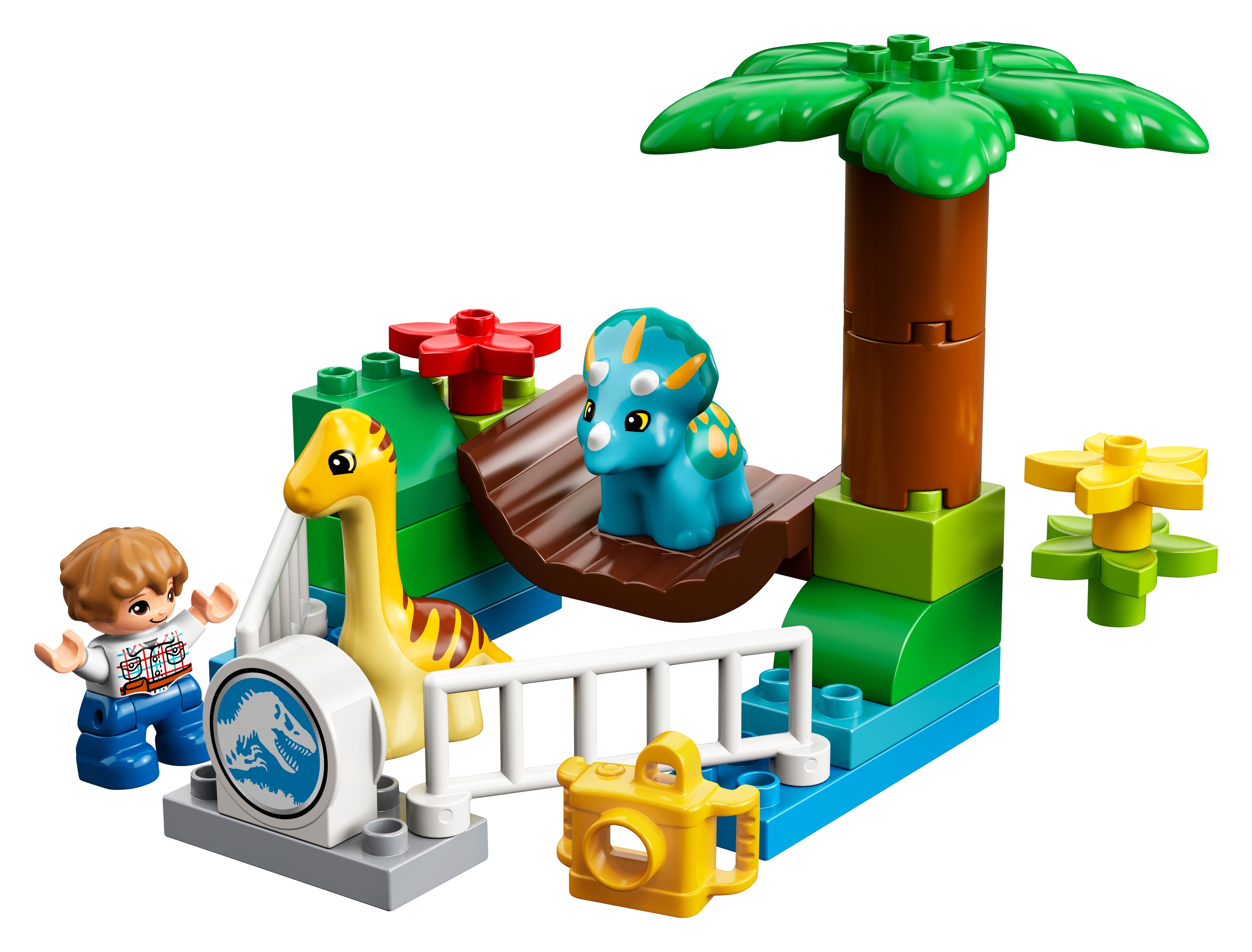 LEGO Duplo Jurassic Gentle Giants Petting Zoo 10879 Preschool Building Toy 24pcs for sale online 